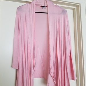Pink lightweight cardigan flowy